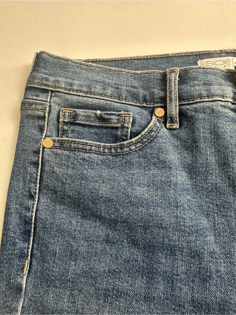Sophie Vergara women’s size 6 melisa High-Rise Flared Women's Jeans in Blue,New - Picture 11 of 12